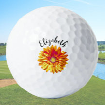 nome personalizado da flor da margarida de laranja
