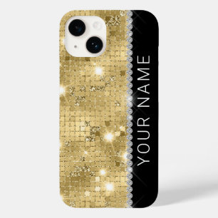 Nome Personalizado da Glitter Dourada do Sparkle