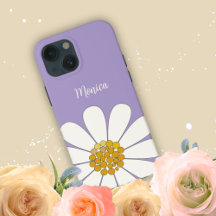 Nome Personalizado da lavanda White Modern Daisn D