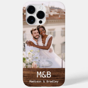 Nome Personalizado da Madeira do Casal de Fotograf