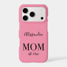 Nome personalizado da mamãe Ano de estabelecimento