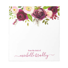 Nome Personalizado| Da Mesa Do Bloco De Notas