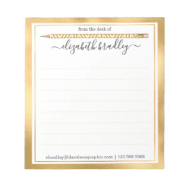 Nome Personalizado | Da Mesa Do Bloco De Notas