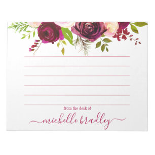 Nome Personalizado Da Mesa Do Bloco De Notas