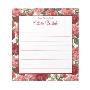 Nome Personalizado   Da Mesa Do Bloco De Notas