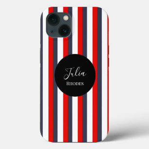 Nome personalizado das faixas vermelha, branca e a