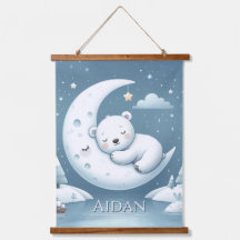 Nome Personalizado de Bebê Sleeping Bear