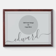 Nome Personalizado de Cinza Simples