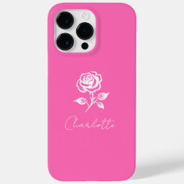 Nome Personalizado De Cor-De-Rosa E Rosa Moderno E