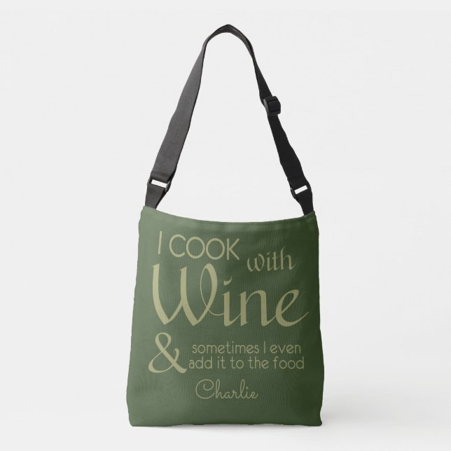 Nome personalizado de Cotação de Vinho bolsas (Frente)