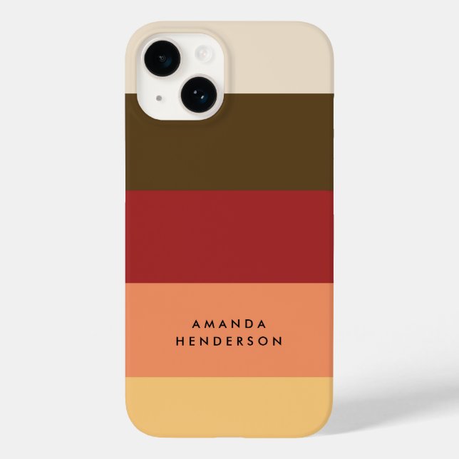 Nome Personalizado de Faixa Horizontal Colorblock (Verso)