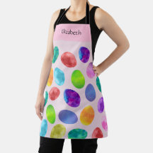 Nome Personalizado de Ovos de Páscoa Coloridos de 