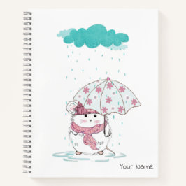 Nome Personalizado de Pequeno Hamster Bonito Branc