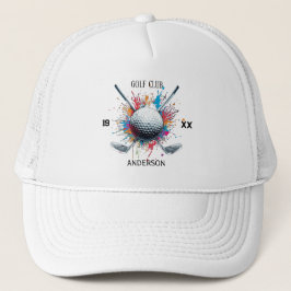 Nome Personalizado de Taco de Golfe Boné de Caminh