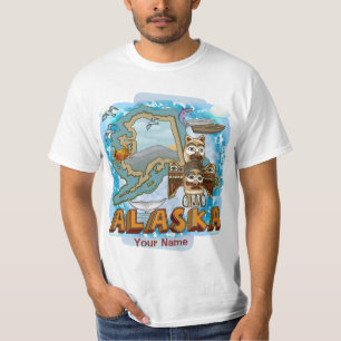 Nome personalizado do Alasca T-Shirt