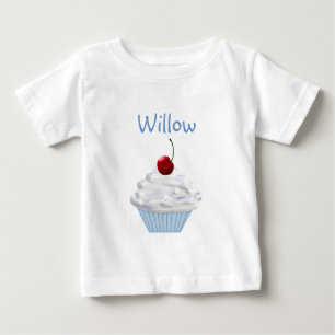 Nome Personalizado do cupcake Camisa Tutu