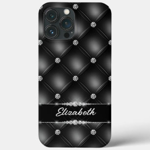 Nome Personalizado do Diamante do Sparkle Black Bl