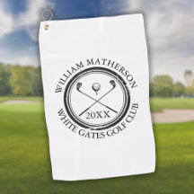 Nome Personalizado do Golfista Nome do Clube e Dat