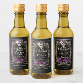 Nome Personalizado do Halloween do Caveira Floral 