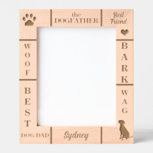 Nome Personalizado do PAI Portrait 8x10 MELHOR Cão