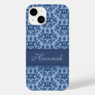 Nome personalizado do pó azul do damasco