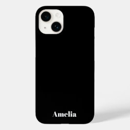Nome Personalizado do Script Branco Preto Elegante