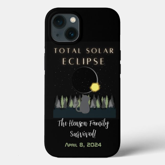 Nome Personalizado do Sobrevivente Solar Eclipse T (Verso)