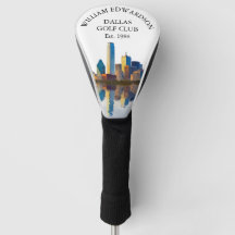 Nome Personalizado do Taco de Golfe da Silhueta de
