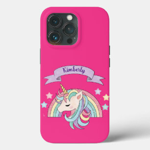 Nome Personalizado do Unicorn e do Sparkly Rainbow