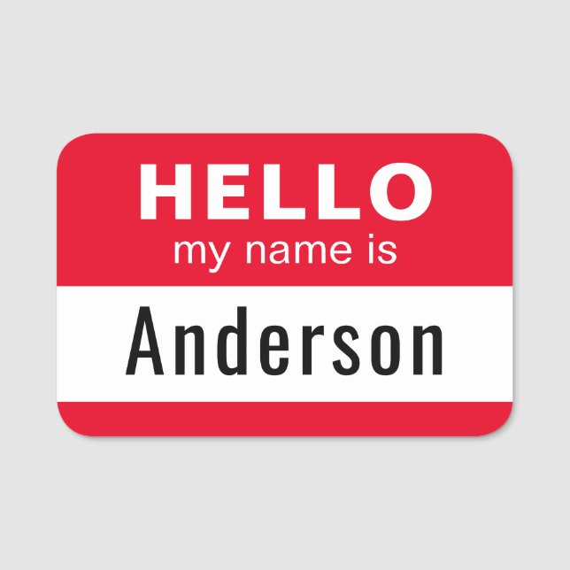 Nome personalizado e pode editar Nome de etiqueta  (Frente)