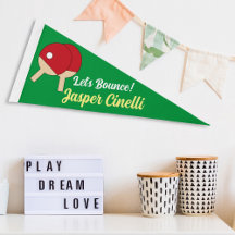 Nome personalizado e Tênis de Mesa de de Slogan