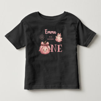 Nome personalizado é uma camiseta rosa da menina P