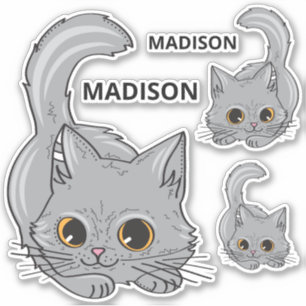 Nome personalizado Etiquetas de Kittens