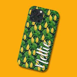Nome Personalizado Flor Tropical Negrito - Capa de