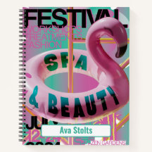 Nome Personalizado Flutuador Flamingo Rosa