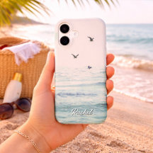 Nome Personalizado Fotografia de Pássaros da Praia