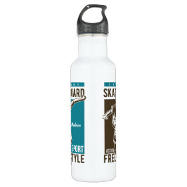 Nome personalizado garrafa de água de skate