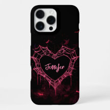 Nome Personalizado Gótico Gótico-Rosa-Rosa-Aranha