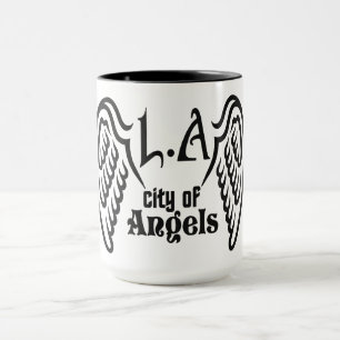 Nome personalizado LA.A. canecas de Los Angeles
