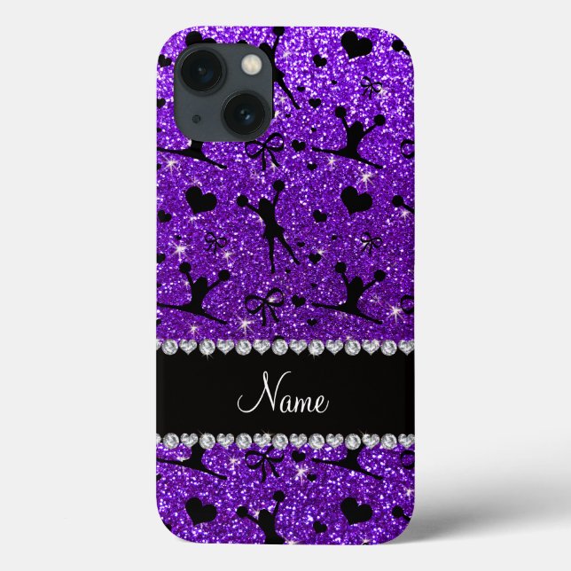 Nome personalizado lenhador roxo indigo (Verso)