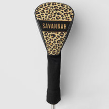 Nome personalizado Leopard Animal Print Patterno C
