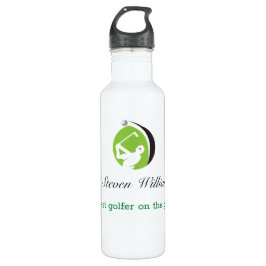 Nome Personalizado Melhor Garrafa de Água Golfer