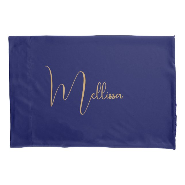 Nome personalizado minimalista azul  (Frente)