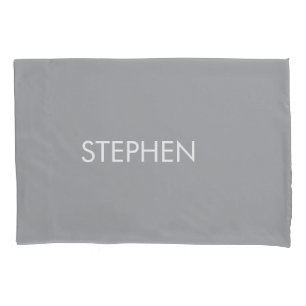 Nome personalizado minimalista cinza