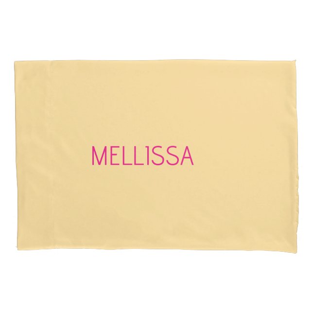 Nome personalizado minimalista creme  (Frente)