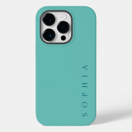 Nome Personalizado Moderno Azul e Verde
