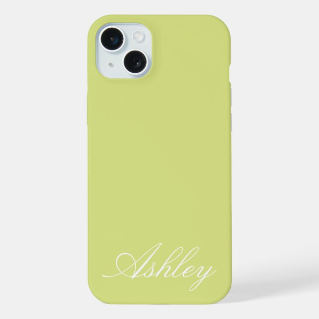 Nome Personalizado Moderno Elegante Minimalista  (Verso)