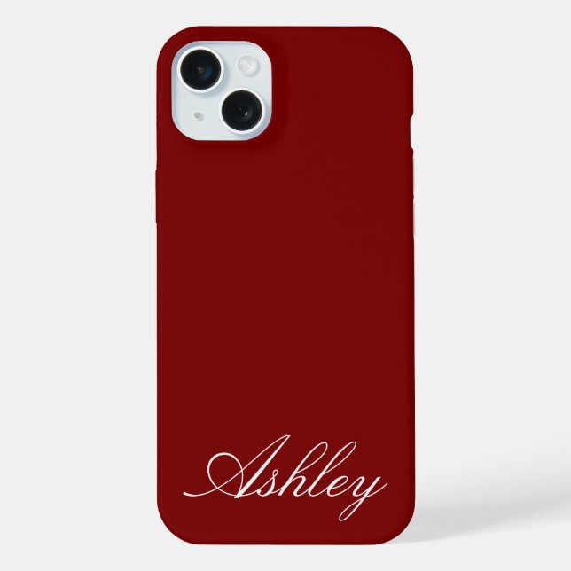 Nome Personalizado Moderno Elegante Minimalista  (Verso)