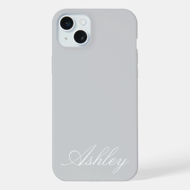 Nome Personalizado Moderno Elegante Minimalista  (Verso)