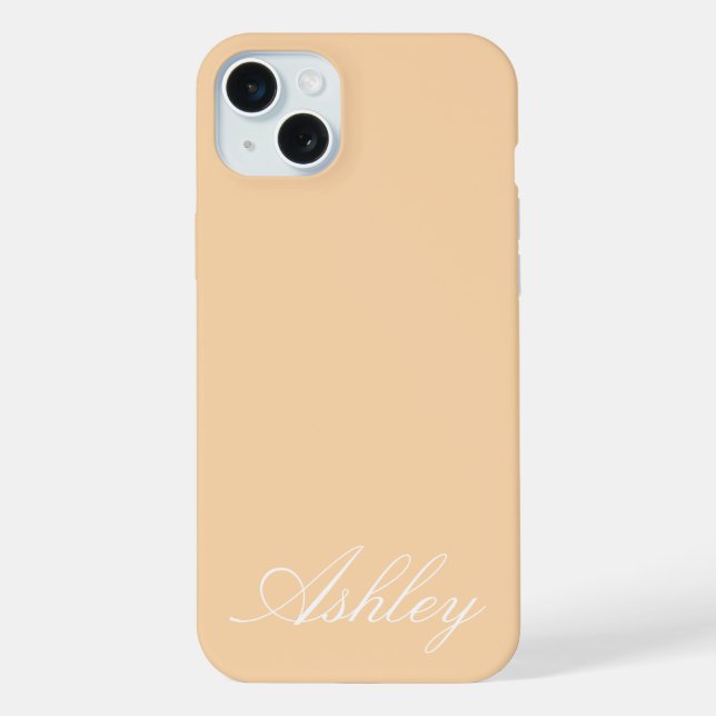 Nome Personalizado Moderno Elegante Minimalista  (Verso)